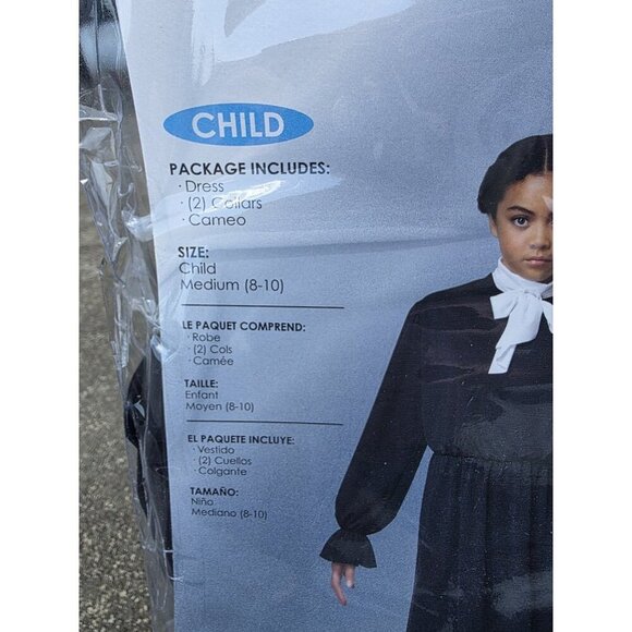 Harriet Tubman‎ or Susan B Anthony Dress/Robe Girls M 8/10 Halloween Costume NEW - Picture 2 of 4